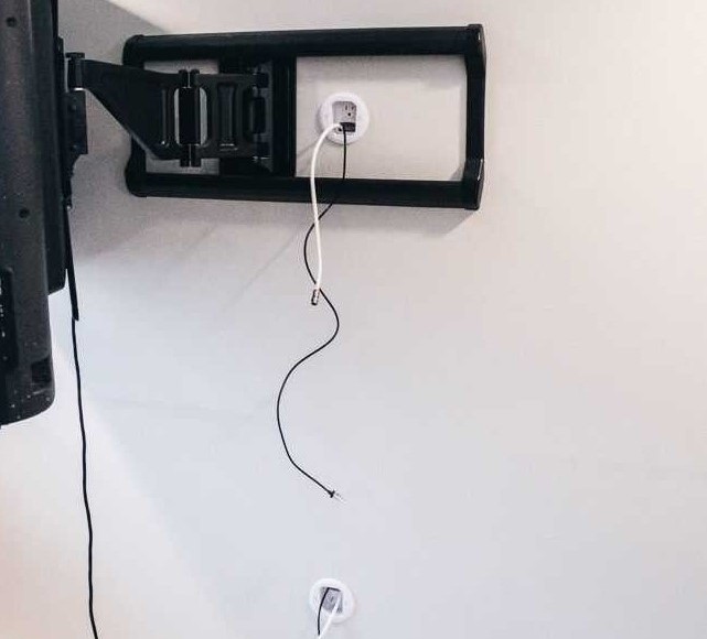 Hiding Wires for TV installation in Calgary